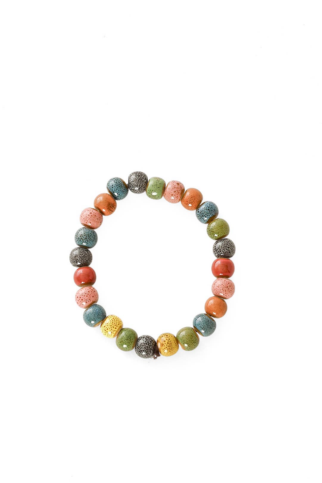 Ceramic Round Bead Zuri Bracelet
