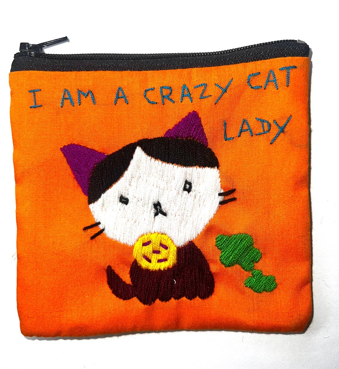 "Chalee" Hand Embroidered Pouches by Hmong Youth in Laos
