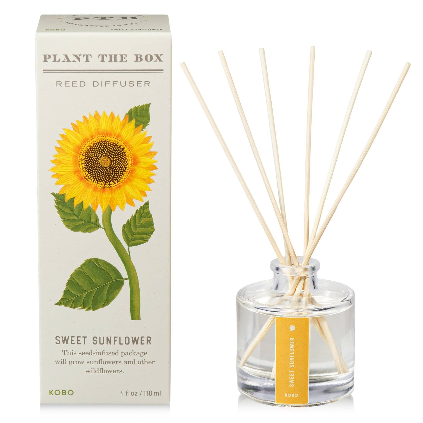 Sweet Sunflower - Plant the Box Diffuser - 4oz