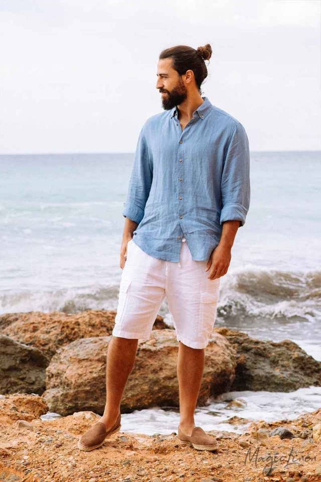 MEN'S LINEN SHIRT NEVADA