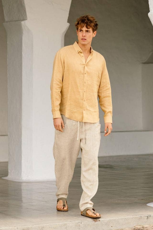 MEN'S LINEN SHIRT NEVADA