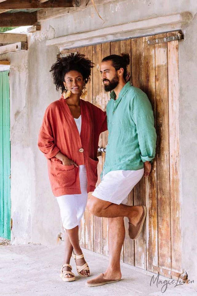 MEN'S LINEN SHIRT NEVADA
