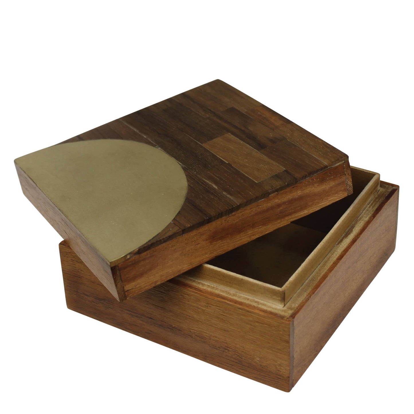 Box, Teak & Brass