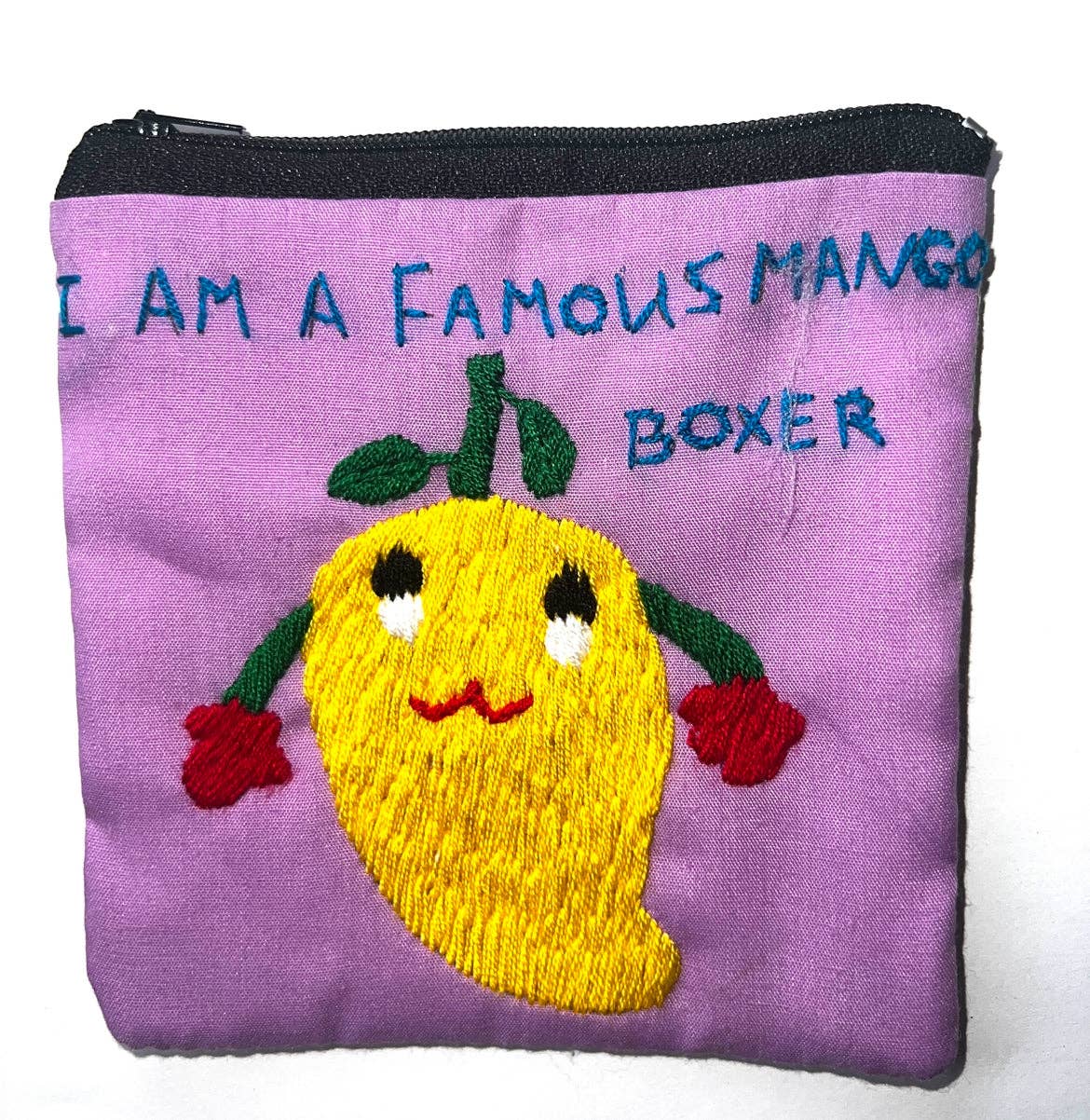 "Chalee" Hand Embroidered Pouches by Hmong Youth in Laos