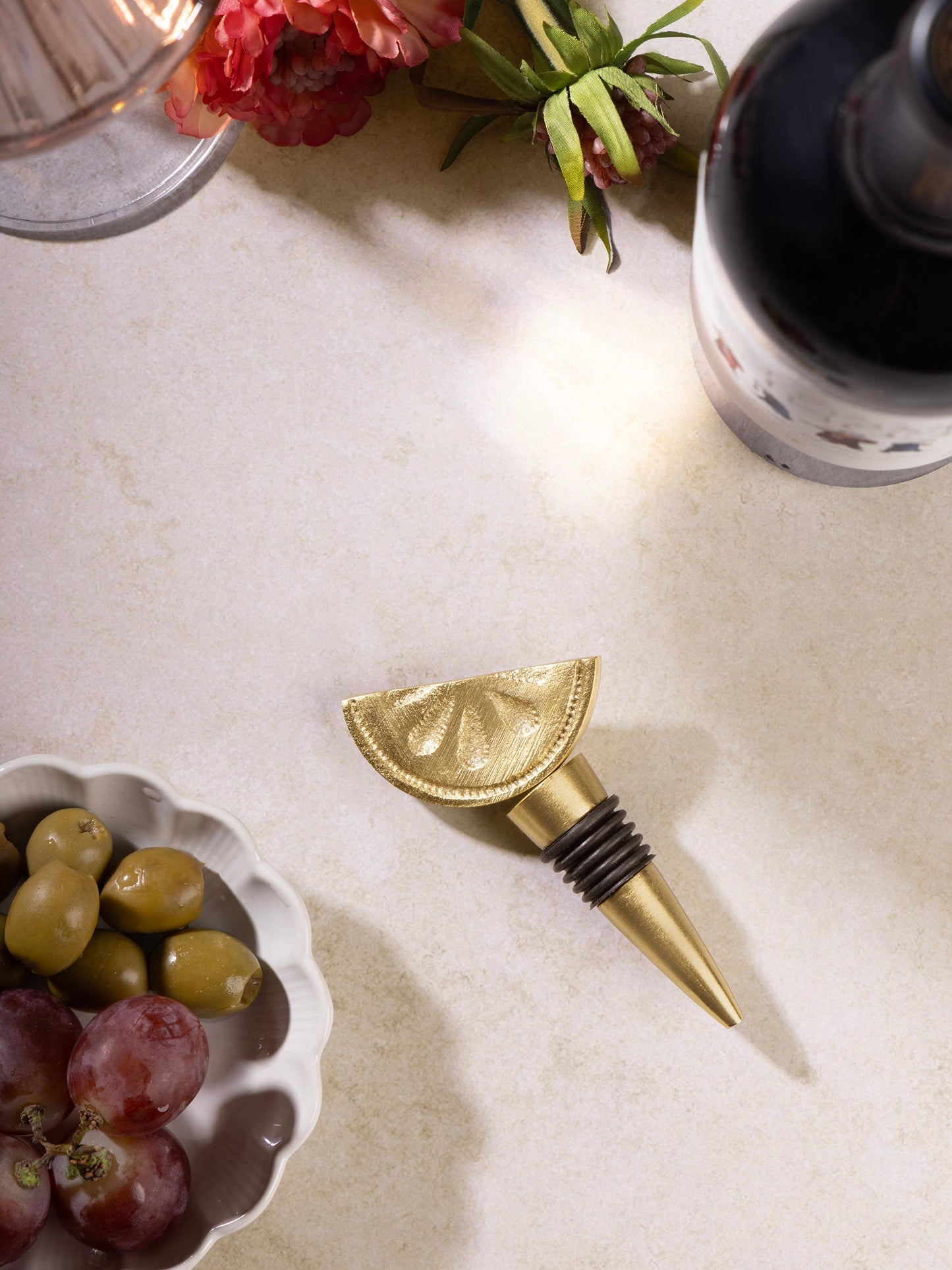 Trellis Wine Bottle Stopper - 4.5" x 2"