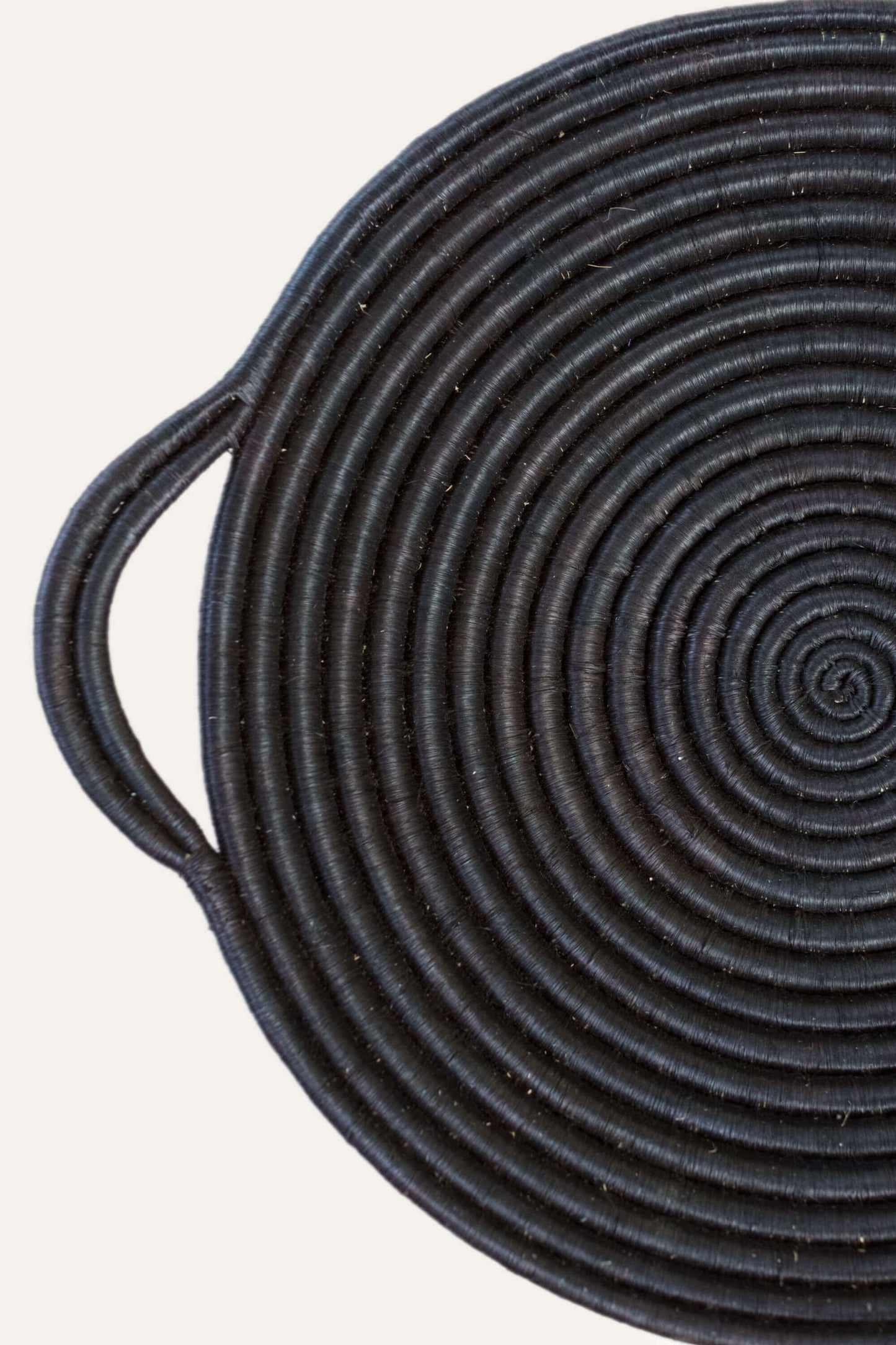 Double Handle Bowl Black