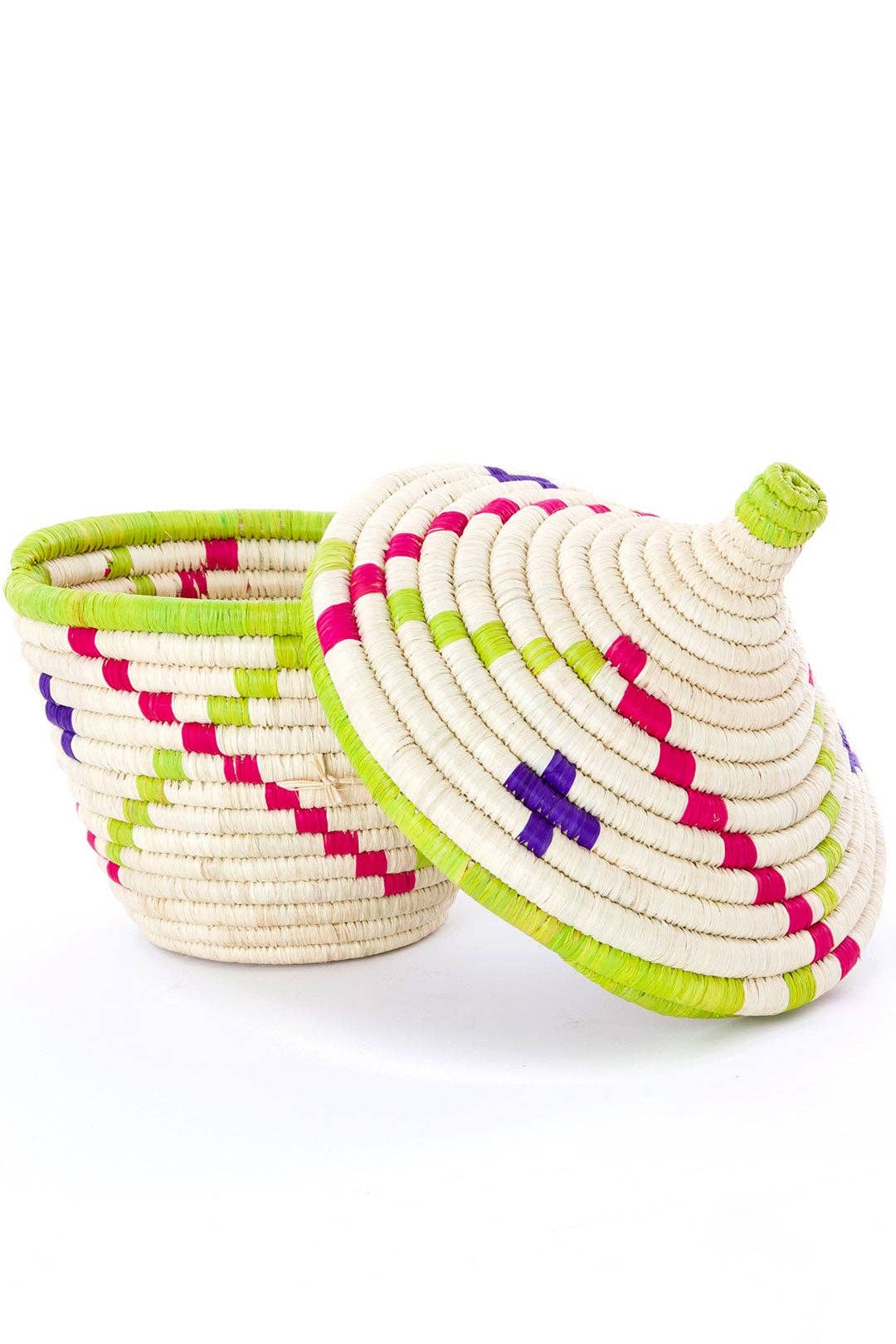 Rwenzori Big Kindness Basket with Pointed Lid