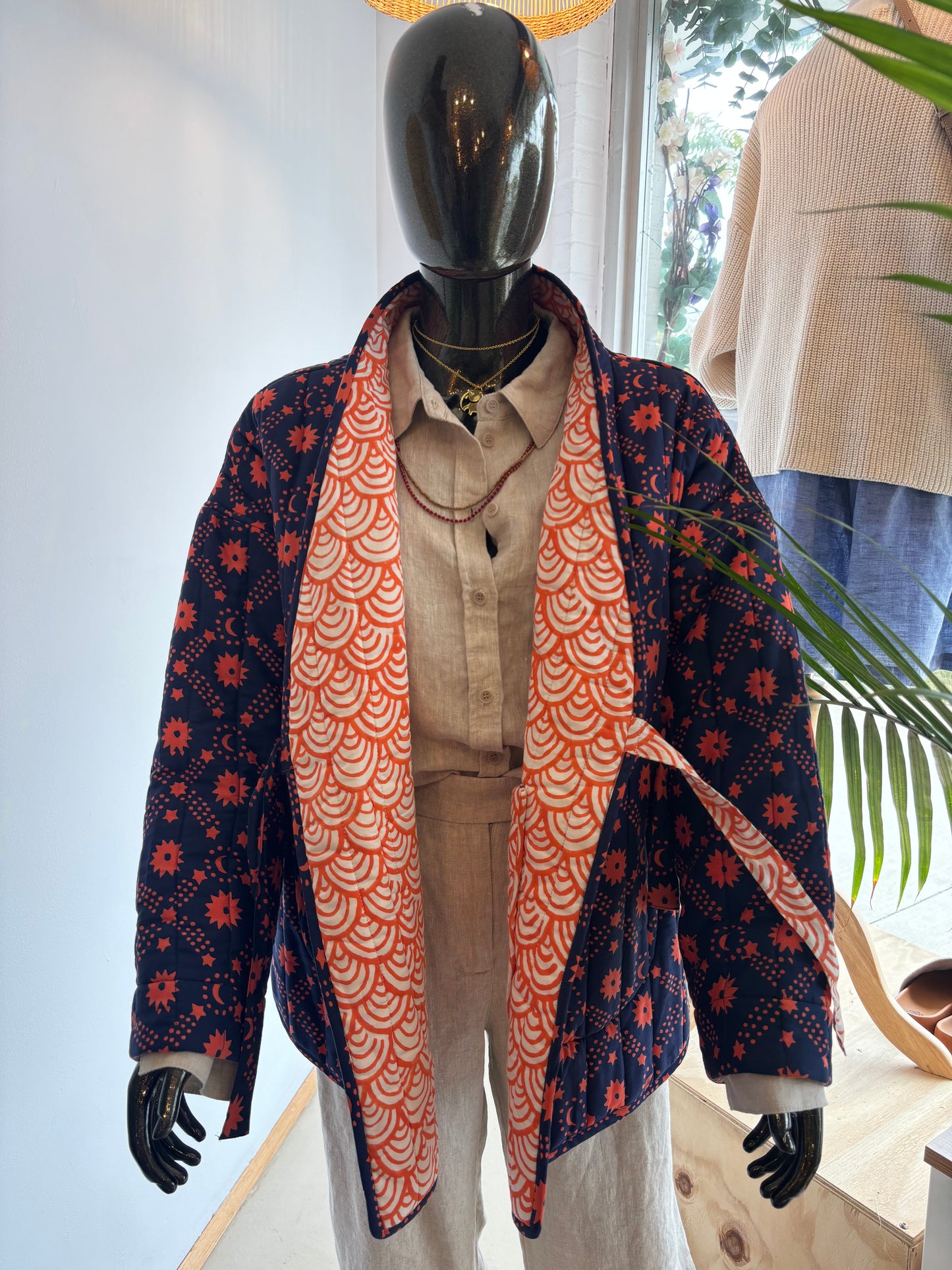 Block Print Reversible Jacket