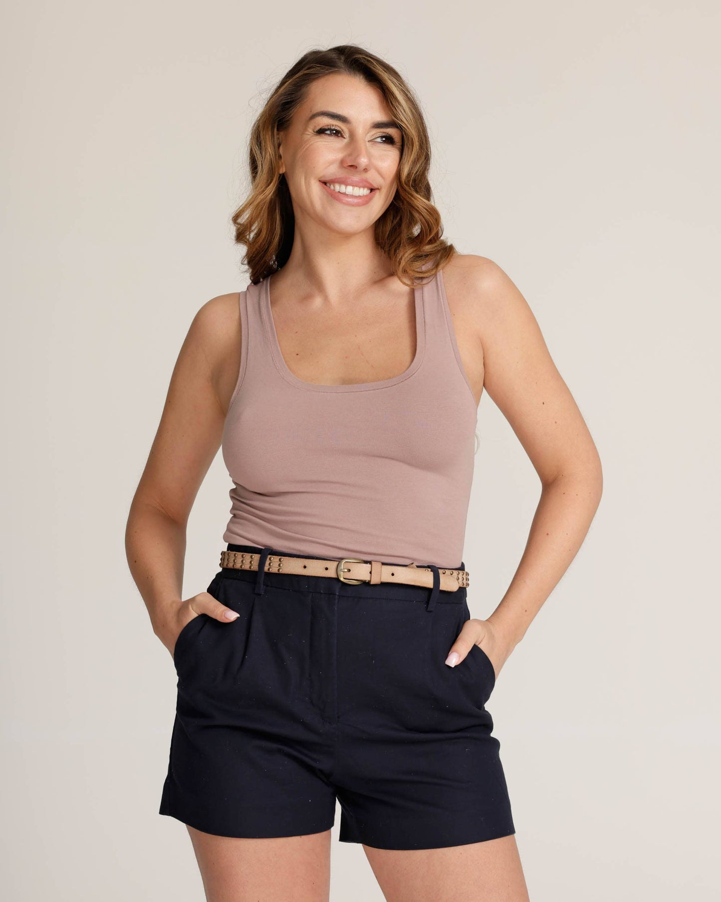 Ayana | Studded Leather Belt
