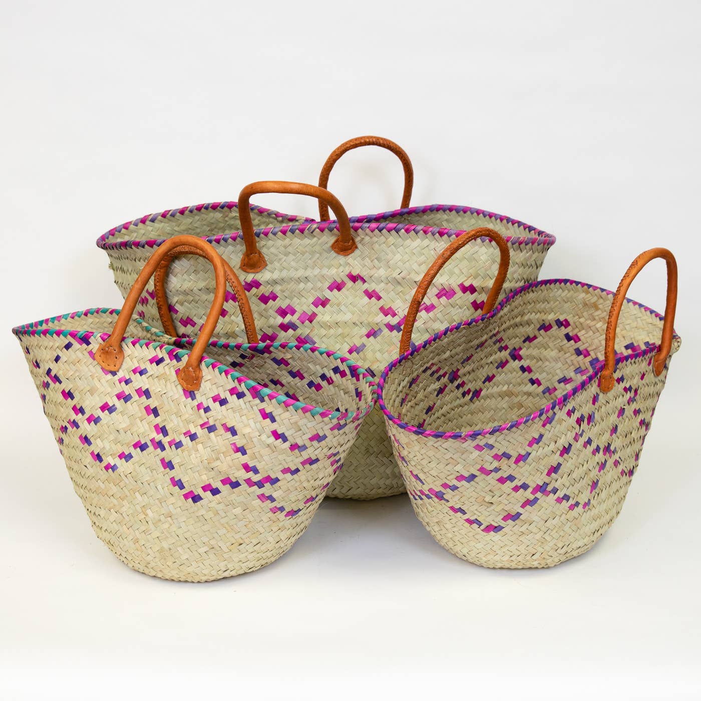 Tote Basket, palm / Kikapu