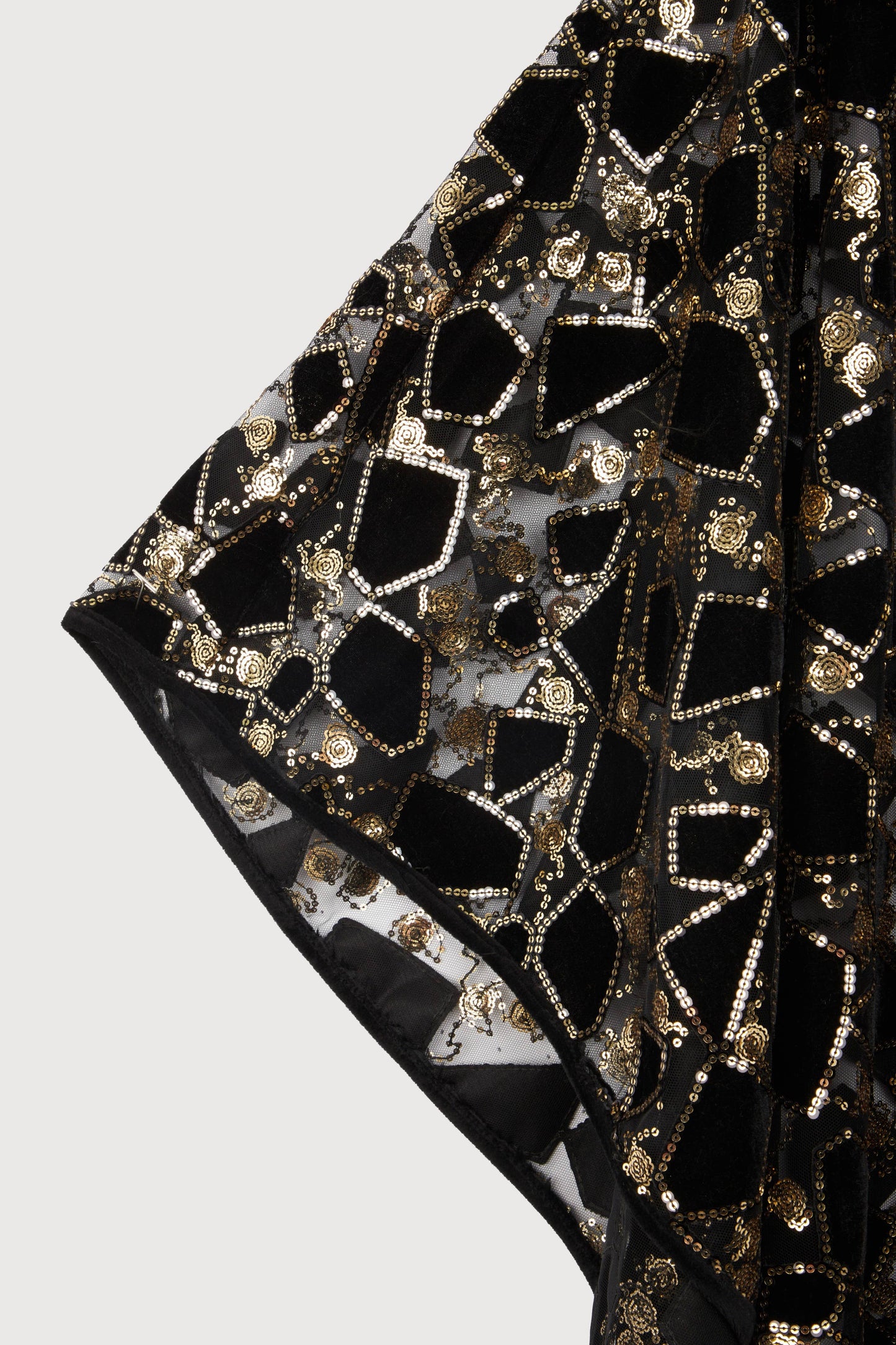 Velvet Winter Sequin Capelet