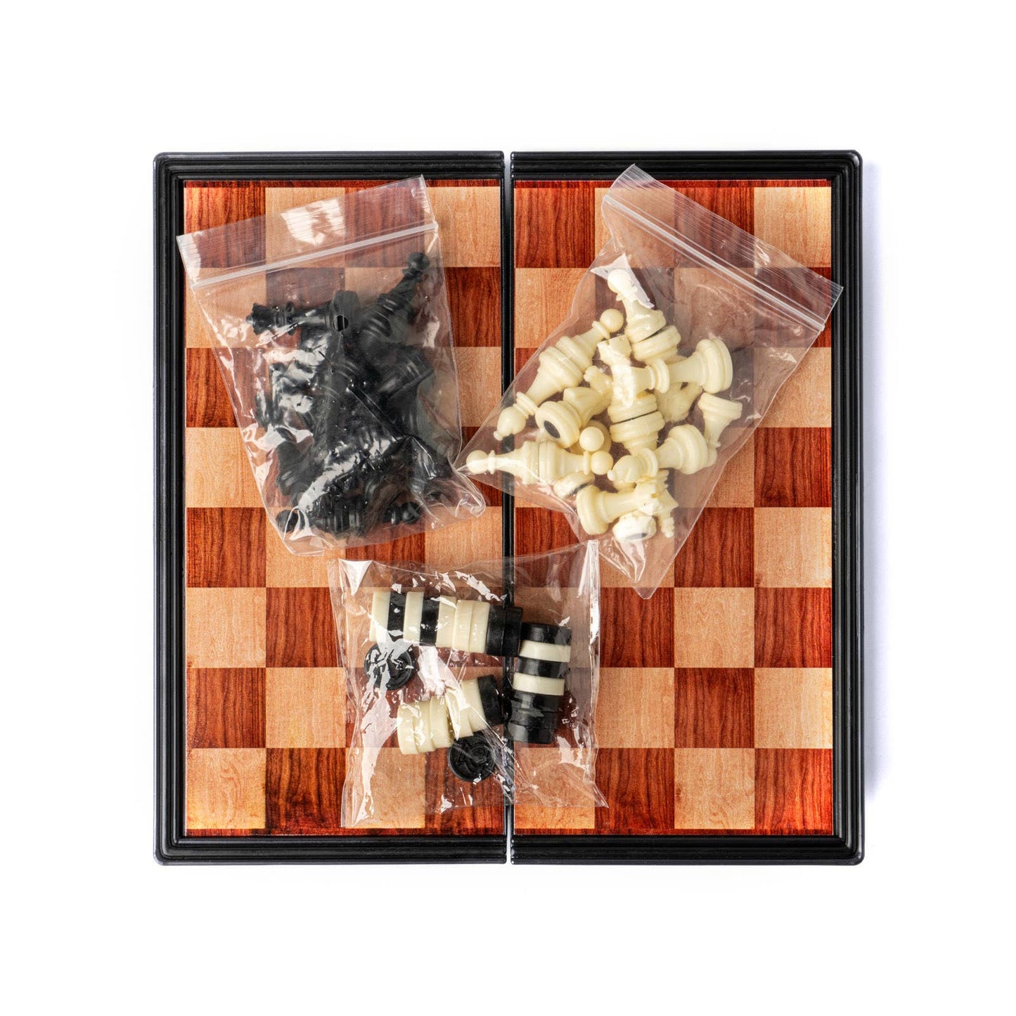 Bunk House King Of The Hill Magnetic Travel Chess & Checker