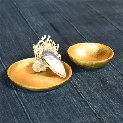 Tiny Cast Round Bowl - Brushed Brass