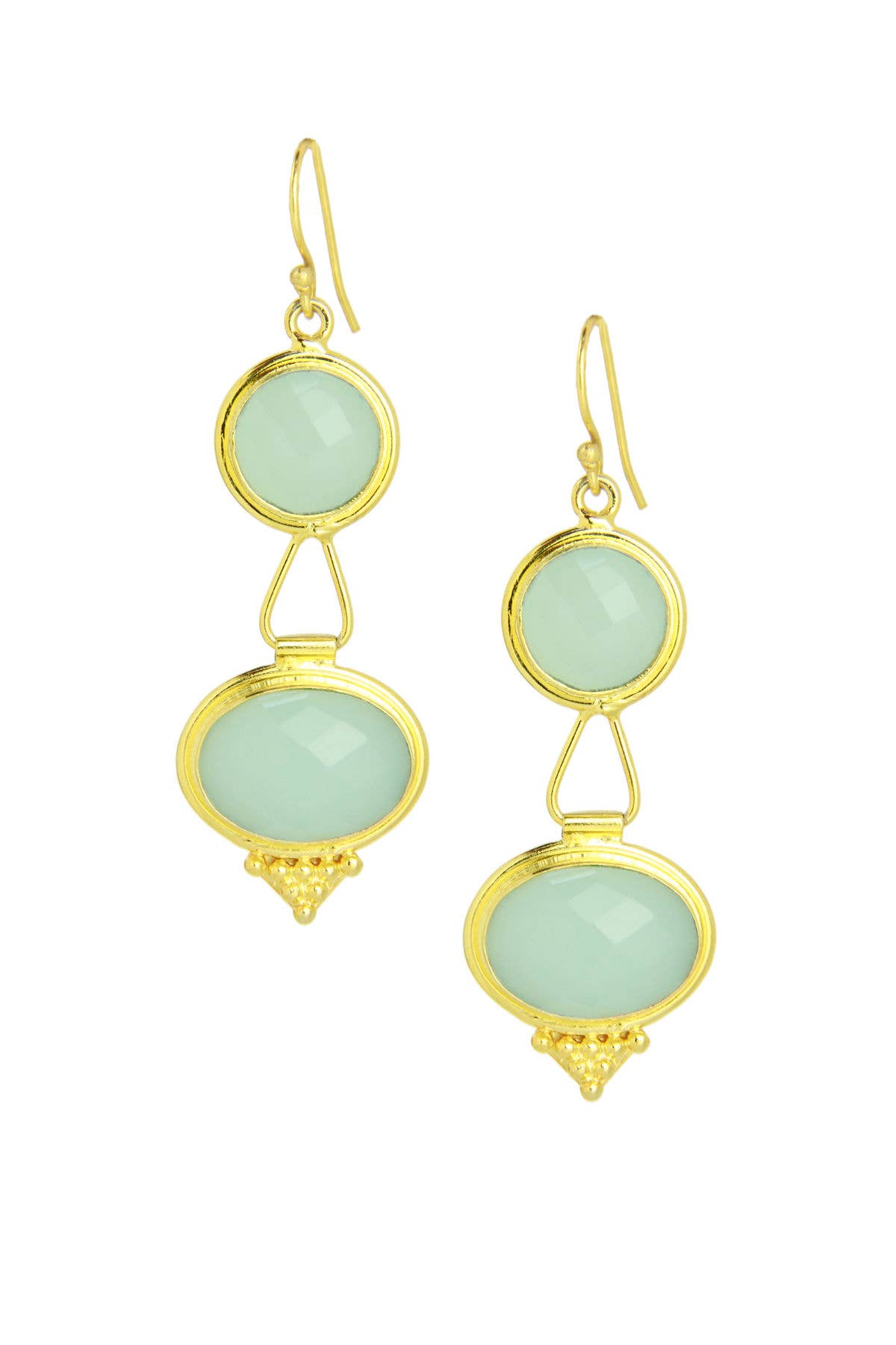 Gemstone Lantern Earring