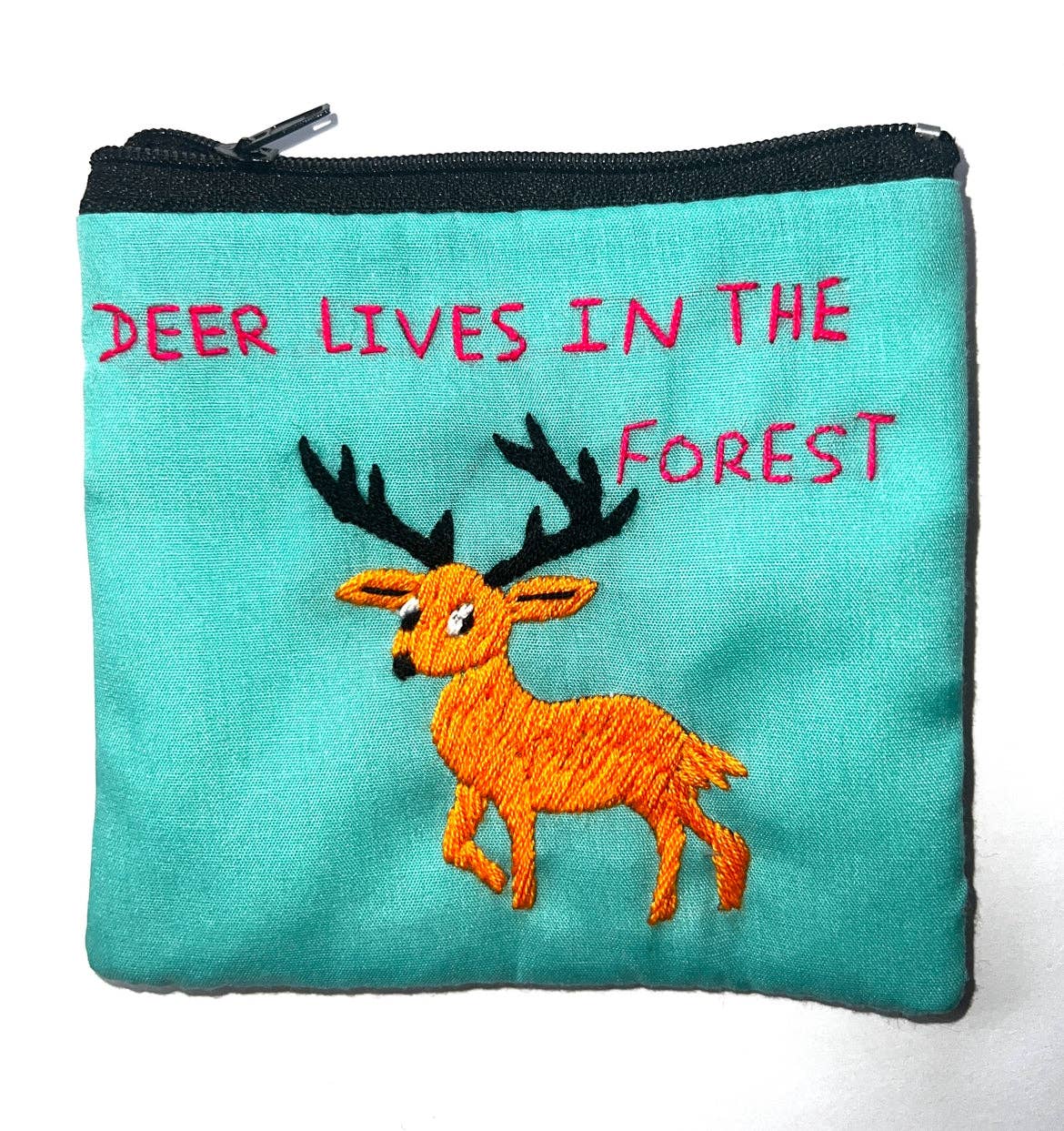 "Chalee" Hand Embroidered Pouches by Hmong Youth in Laos