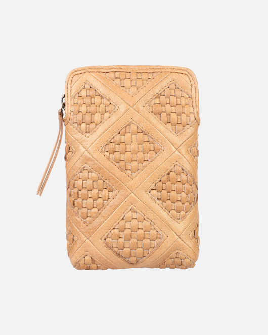 Milder | Full Grain Leather Crossbody Phone Zip Bag Women