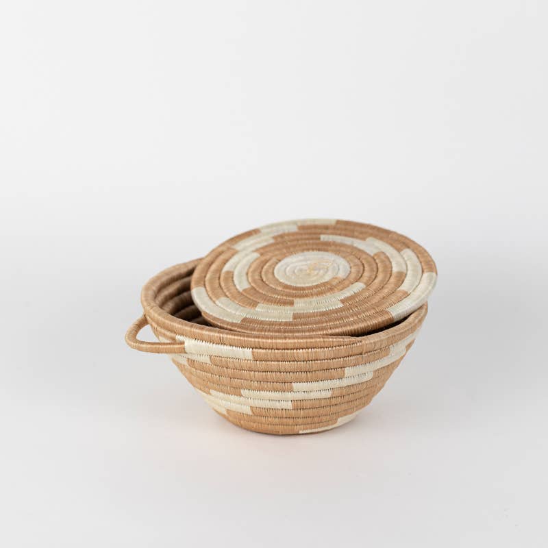 Woven Pot with Lid