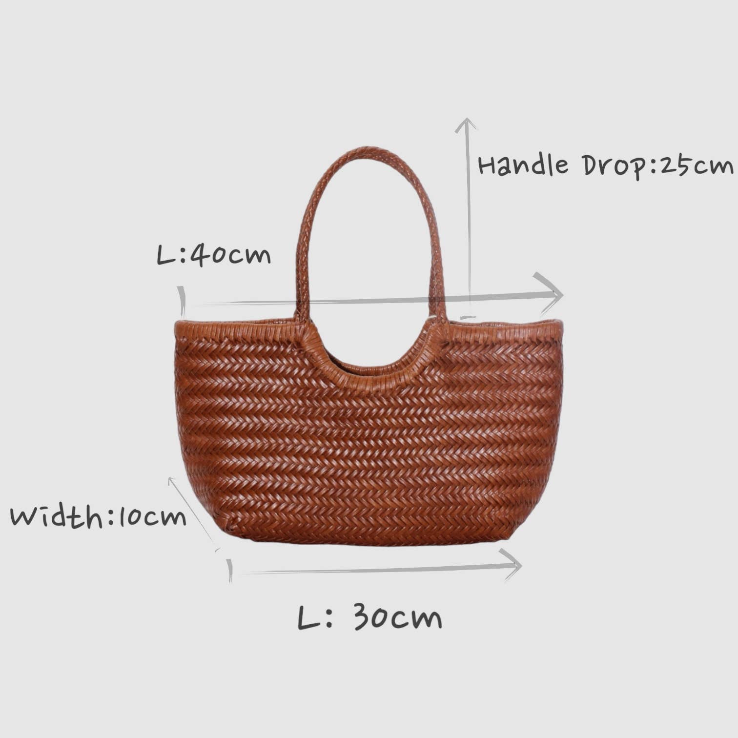 Carmel - U Shape Shoulder Tote