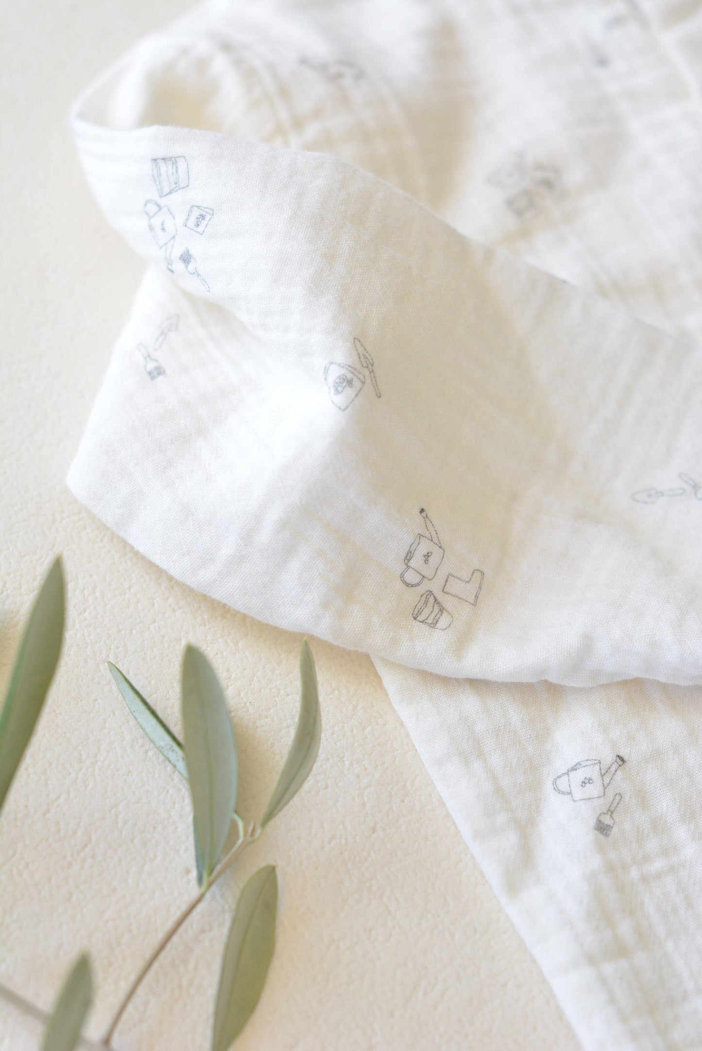 Baby / Kids Muslin Shirt with Gardening Pattern 100% Cotton