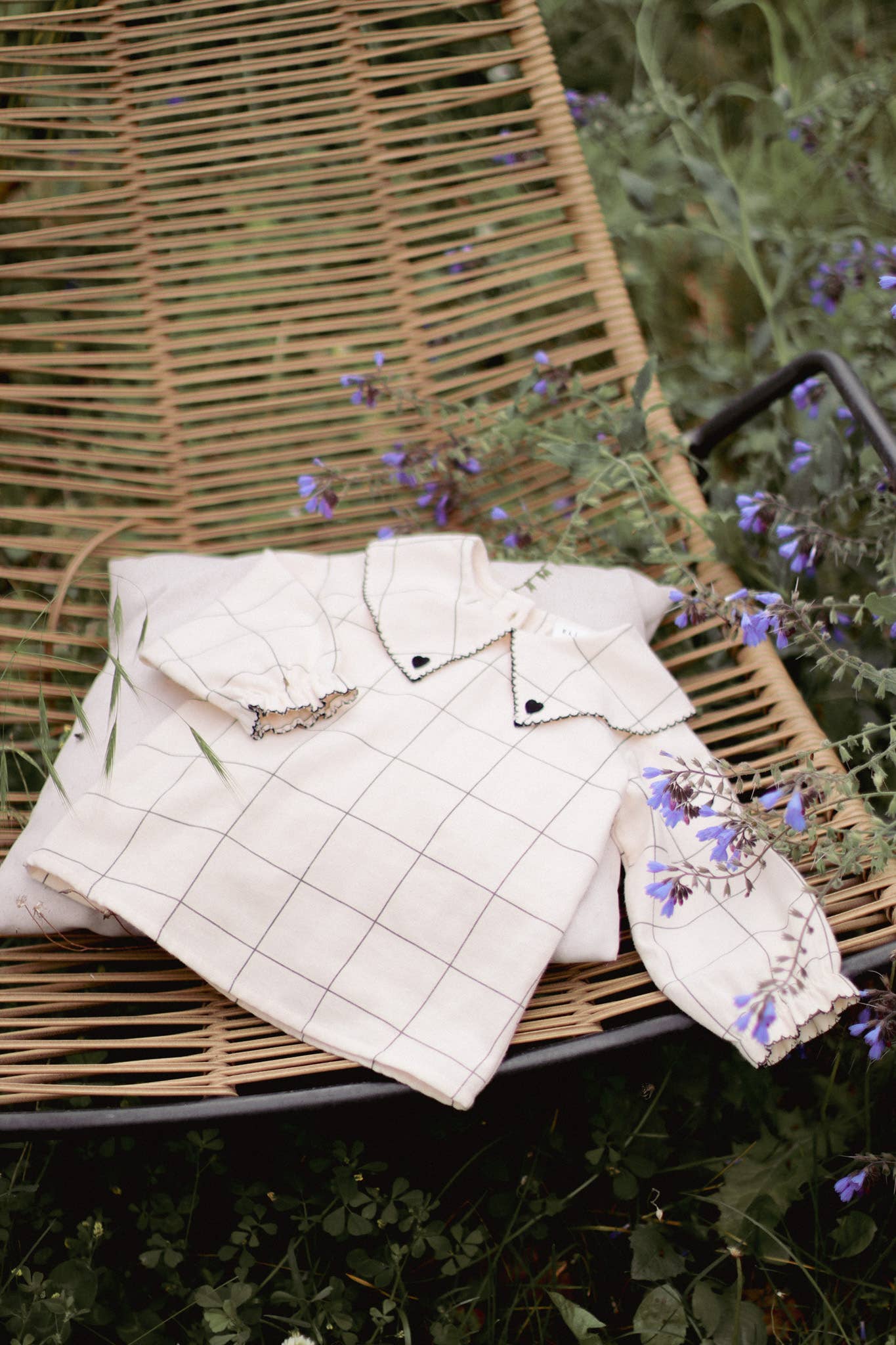 Baby / Girl Blouse Check Patterned