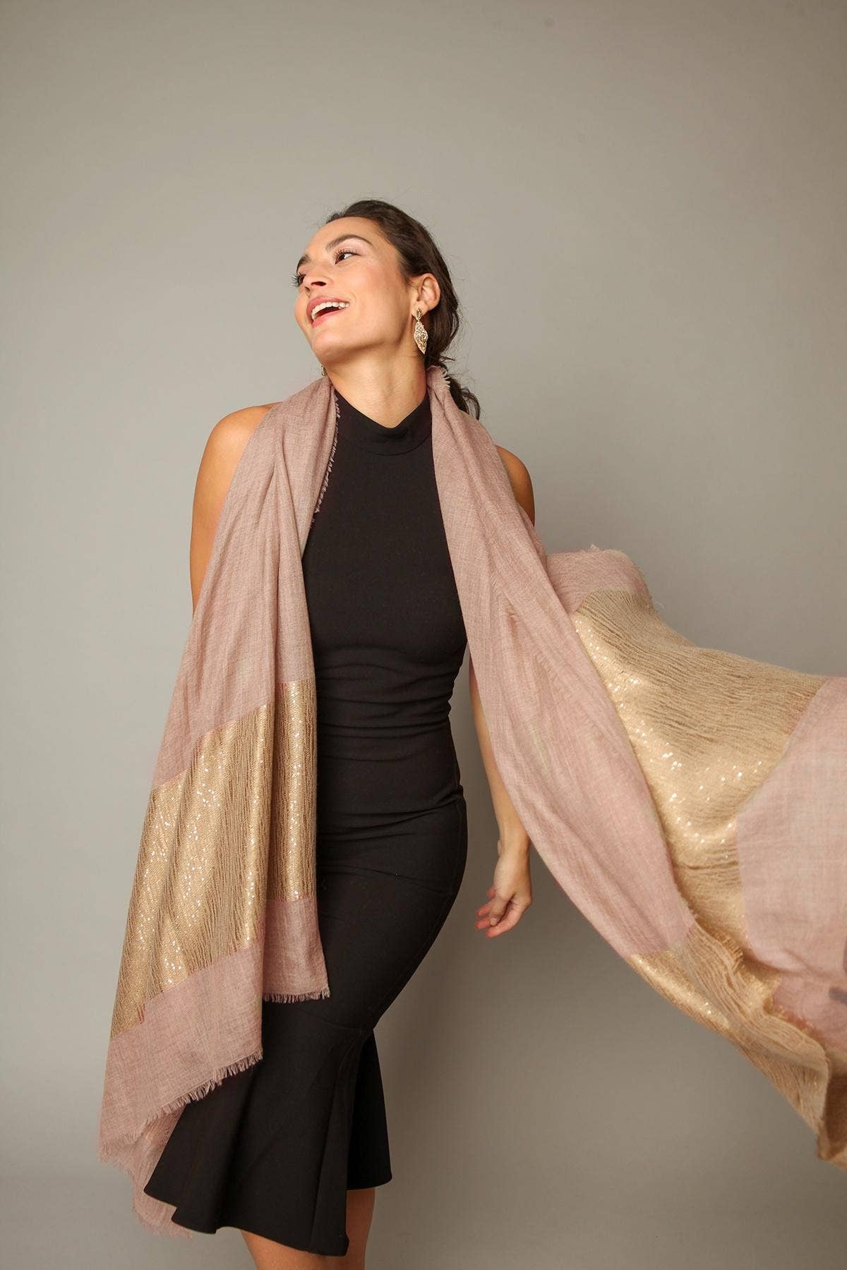 Embellished Cashmere Wrap