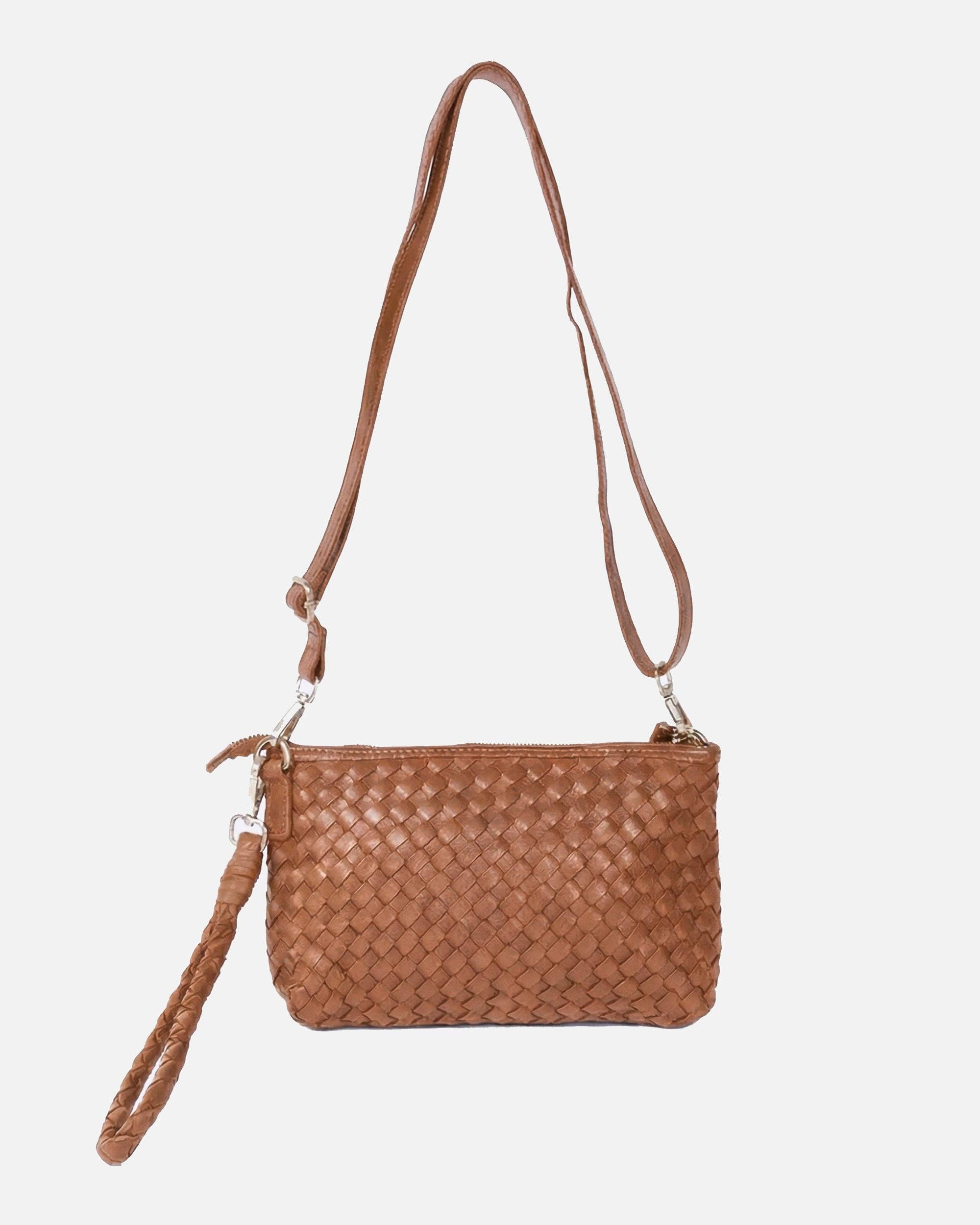 Fabrie | Woven Leather Crossbody Bag