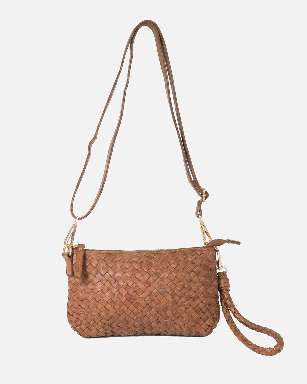 Fabrie | Woven Leather Crossbody Bag