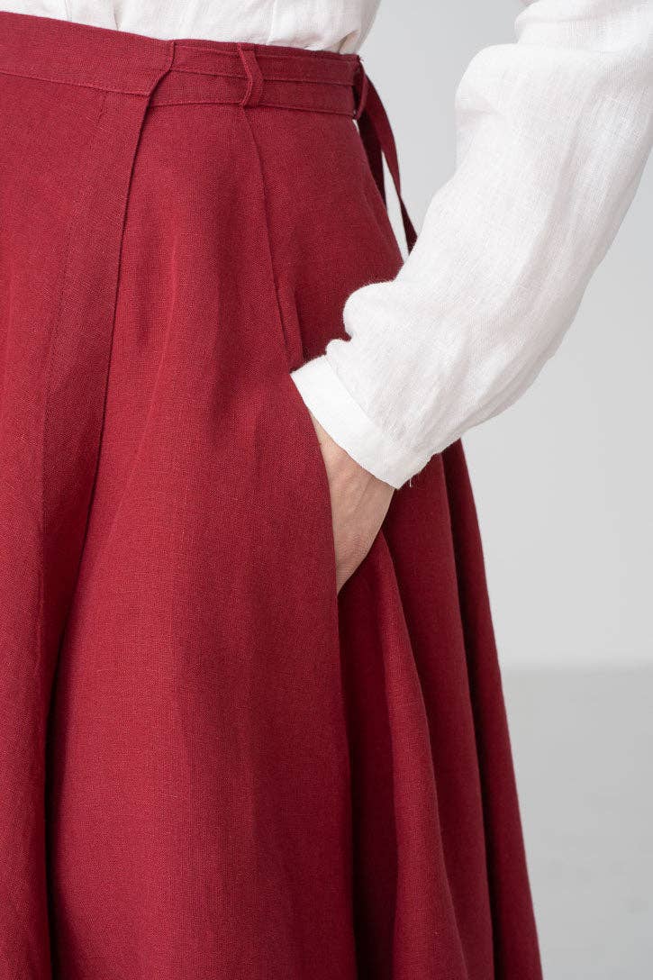 Wrap – Full-Circle Linen Skirt