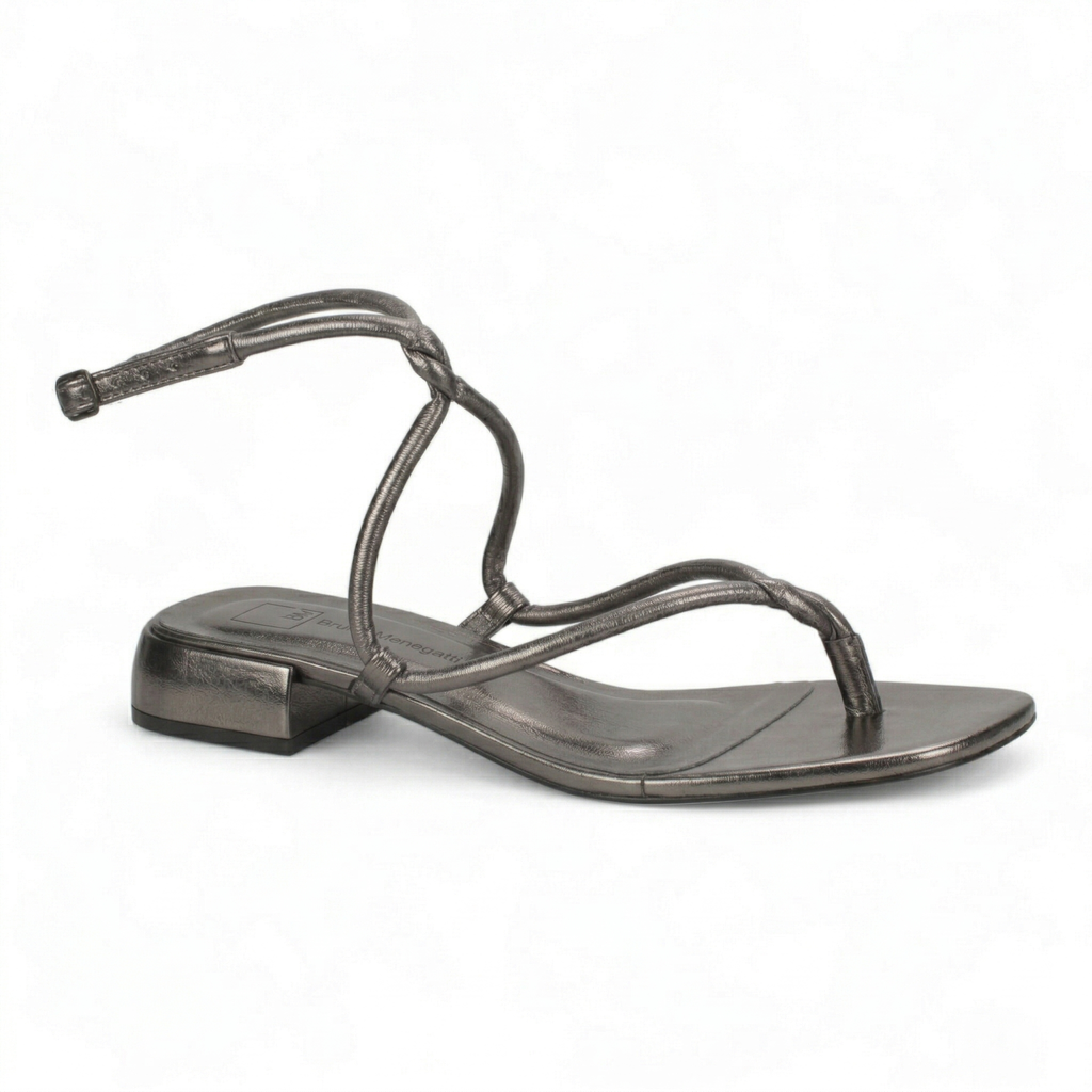 Solene Sandals In Pewter