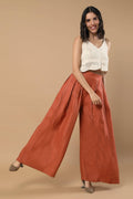 Aspen Linen Pants In Rust