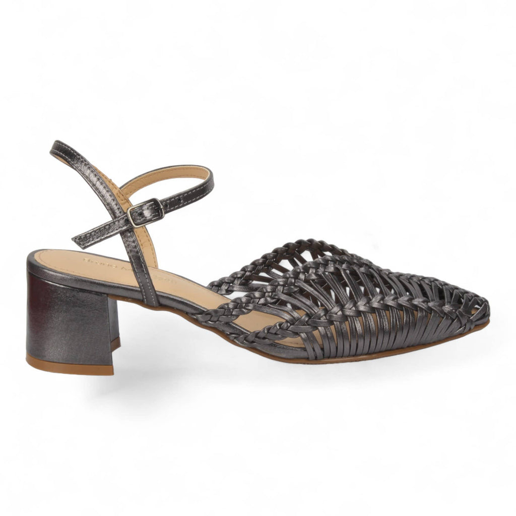 Caged Leather Sandal