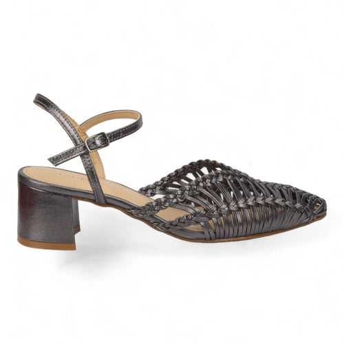 Caged Leather Sandal