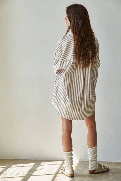 Striped Oversized Shirt