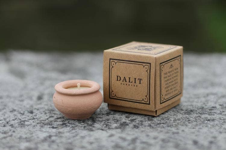 Handmade Terracotta Beeswax Clay Tea Light Candle | Rahul