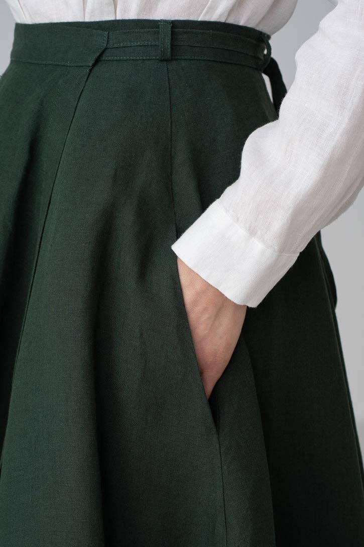 Wrap – Full-Circle Linen Skirt