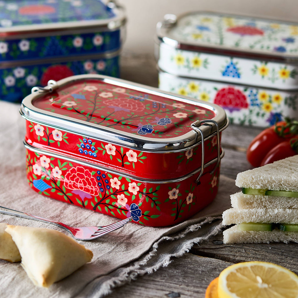 Tiffin Box in White Spring