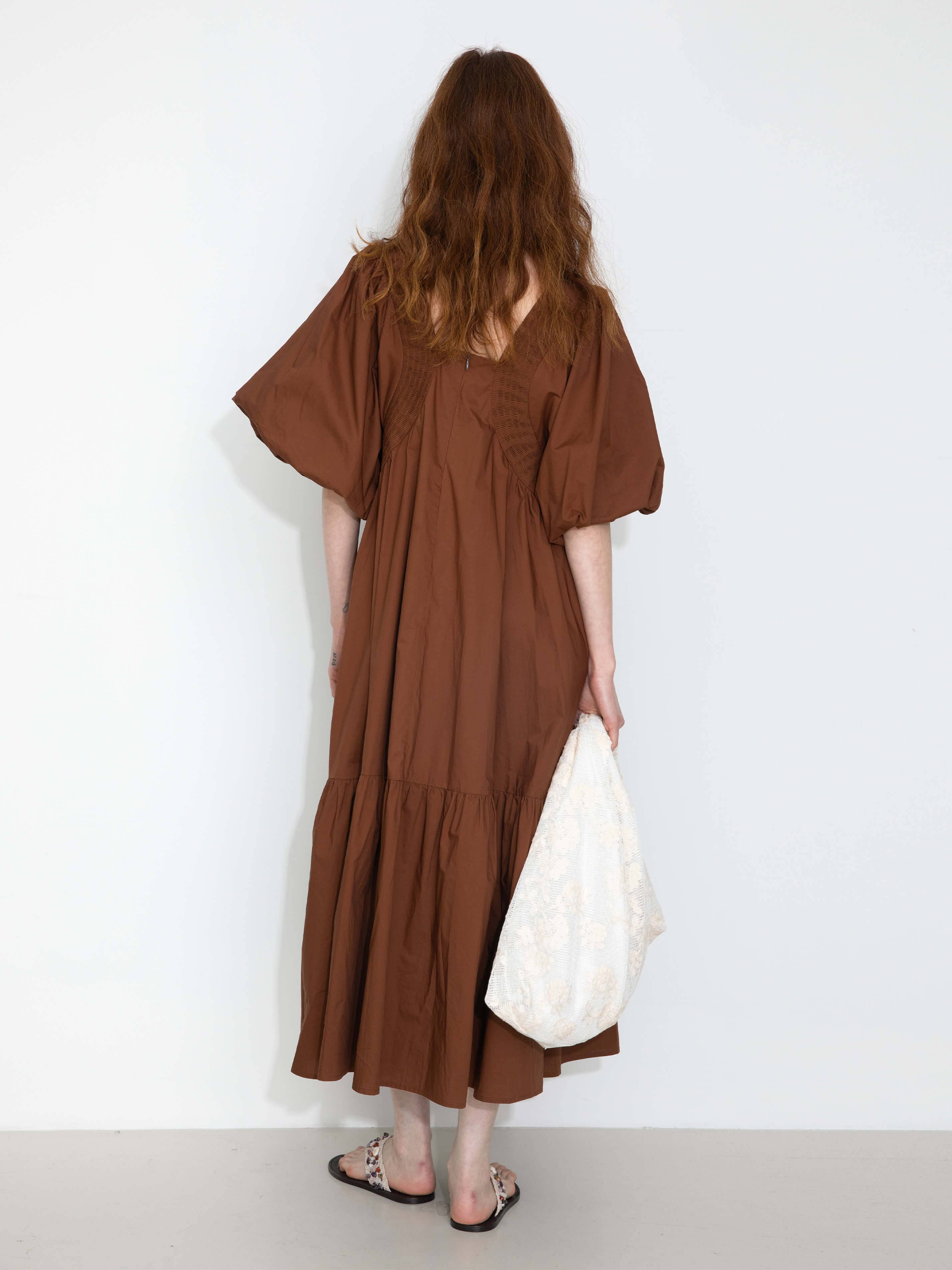 Puff Sleeve Vacation Dress