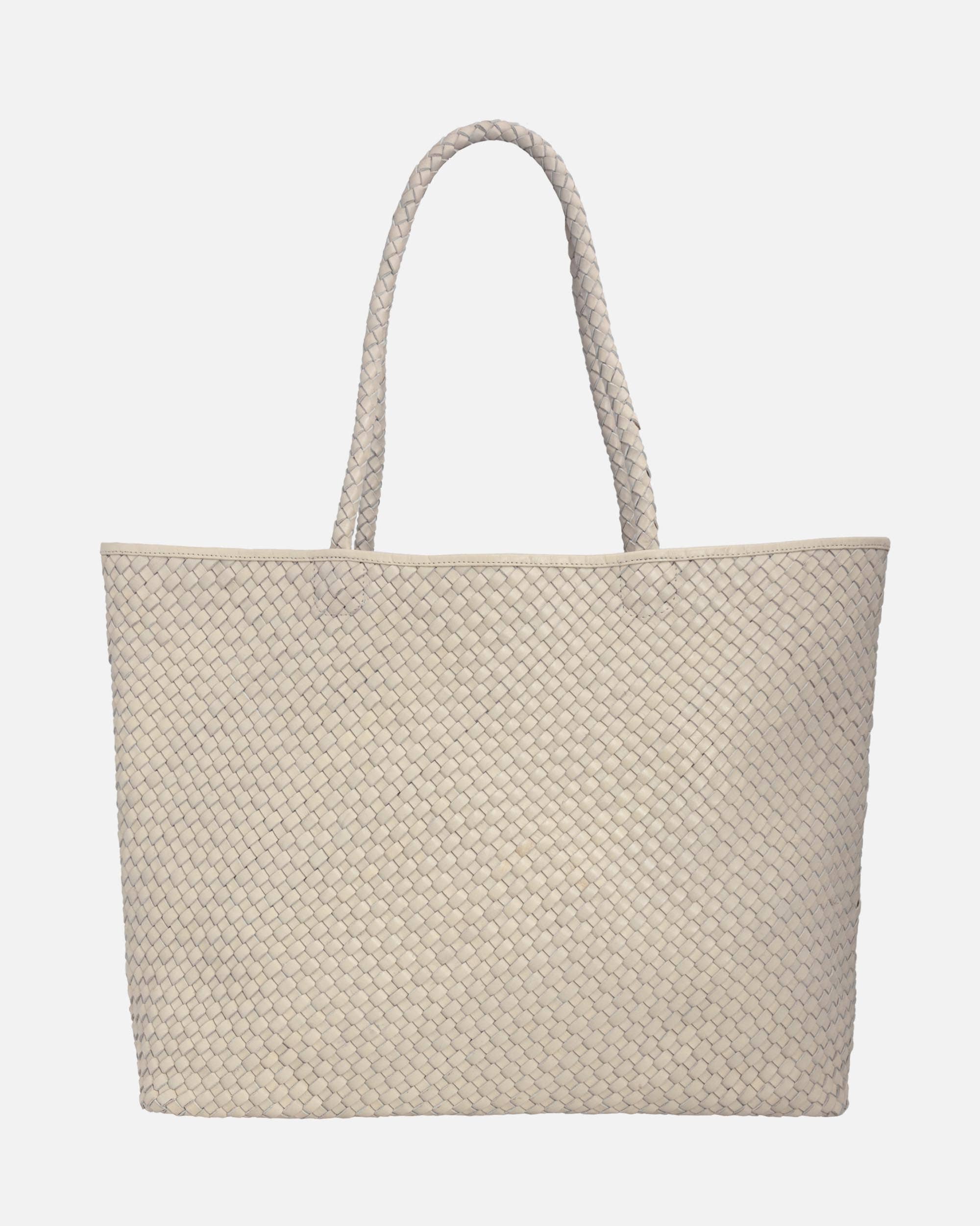 Taylor | Woven Leather Tote Bag