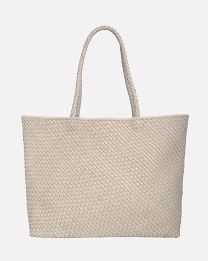 Taylor | Woven Leather Tote Bag