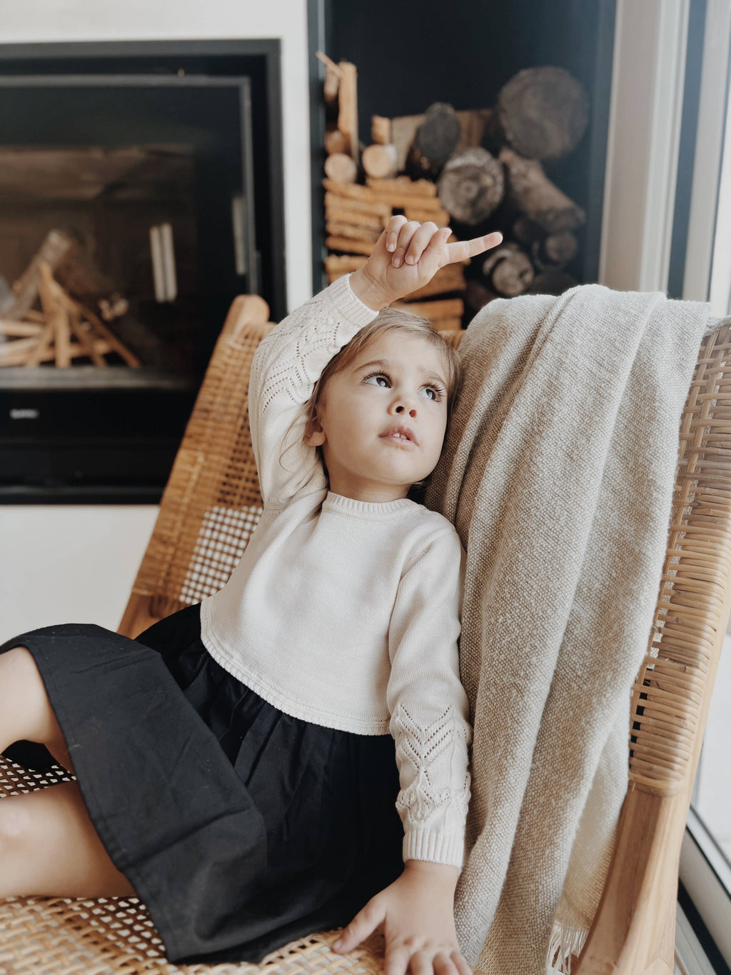 Baby / Kids Girl Knitted Dress 100% Cotton