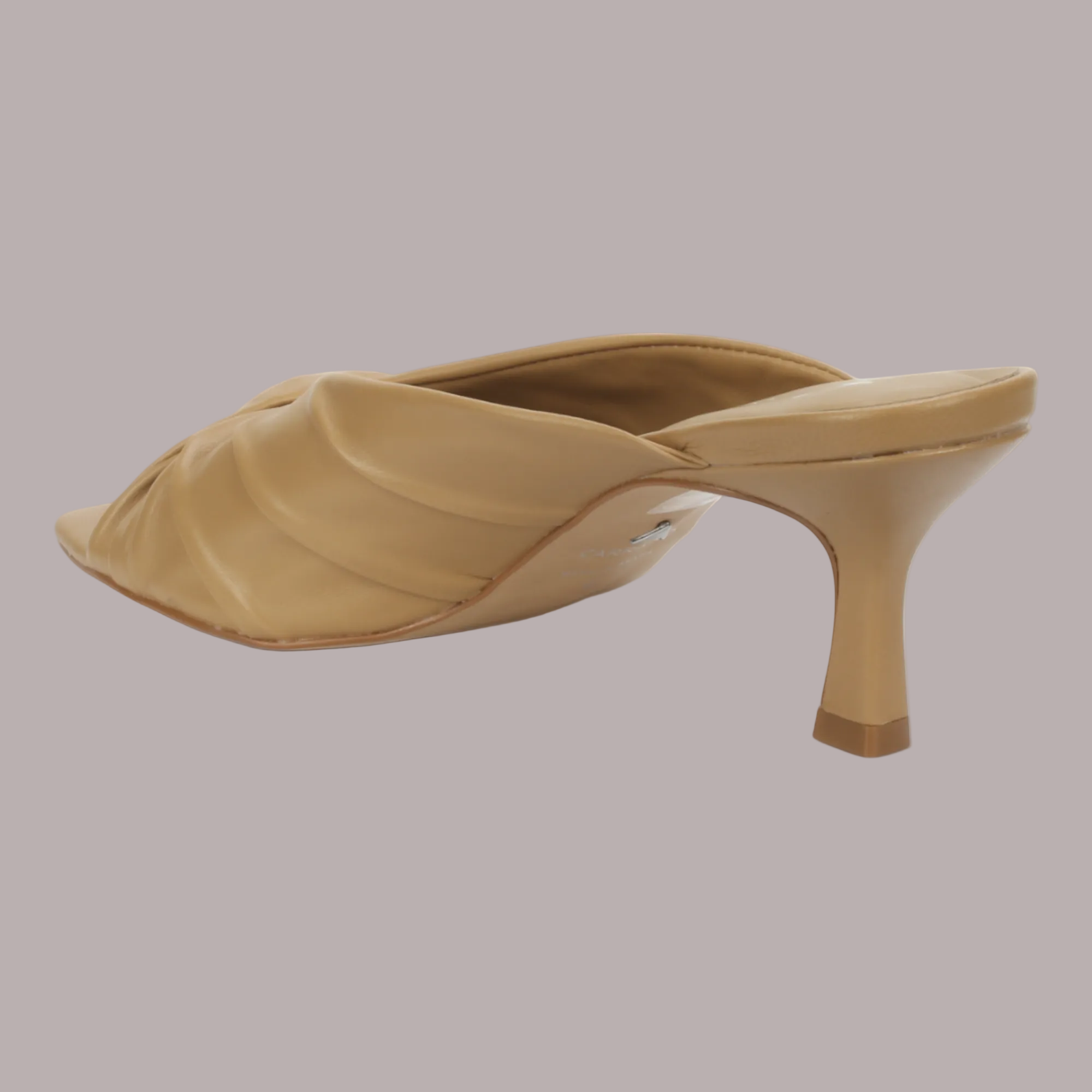 Twist Mule in Toffee