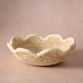 Seba Scalloped Palm Leaf Basket