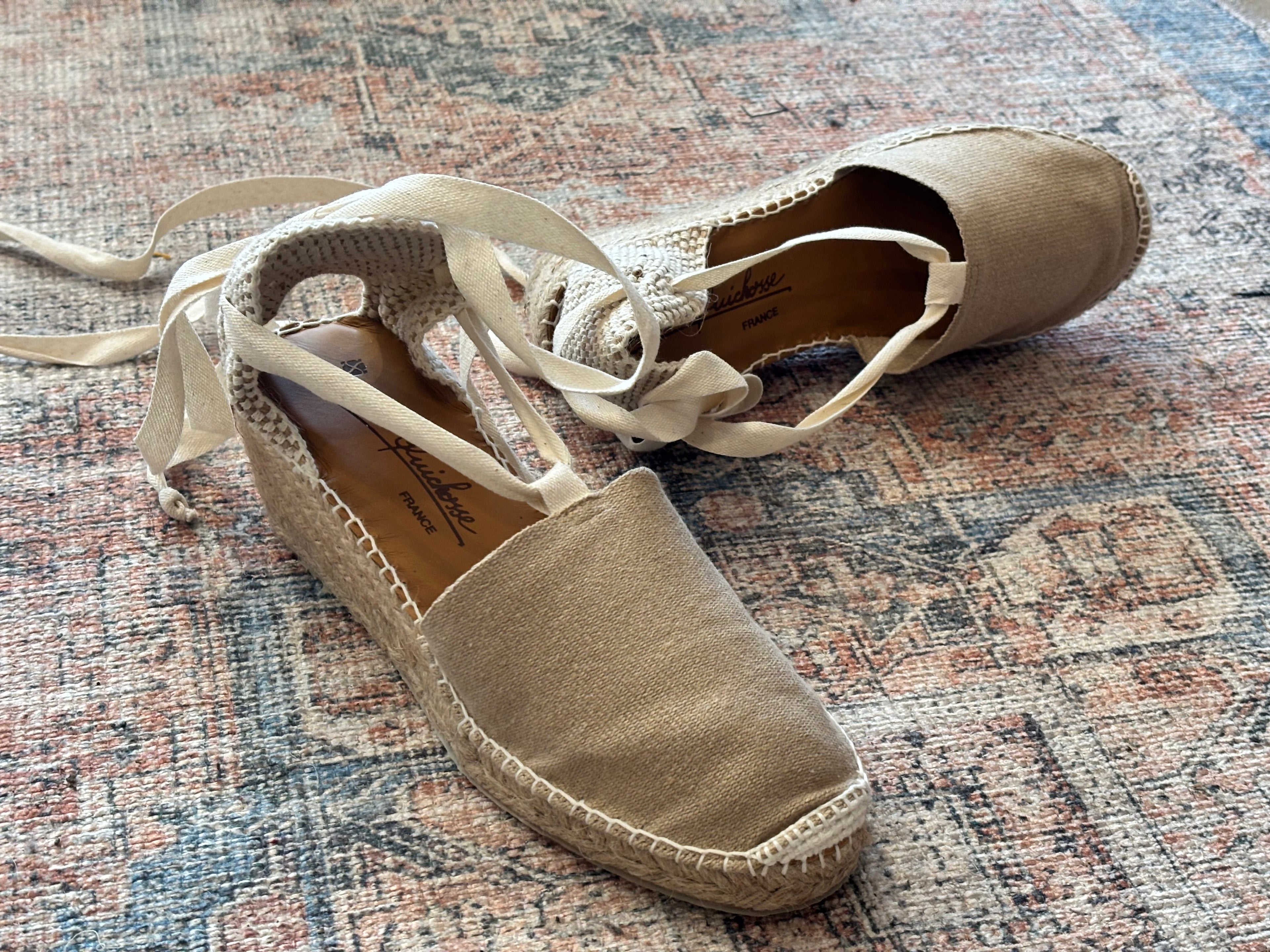 Jade Natural Wedge Sandals