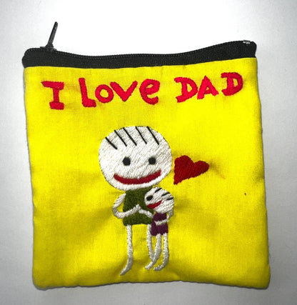"Chalee" Hand Embroidered Pouches by Hmong Youth in Laos