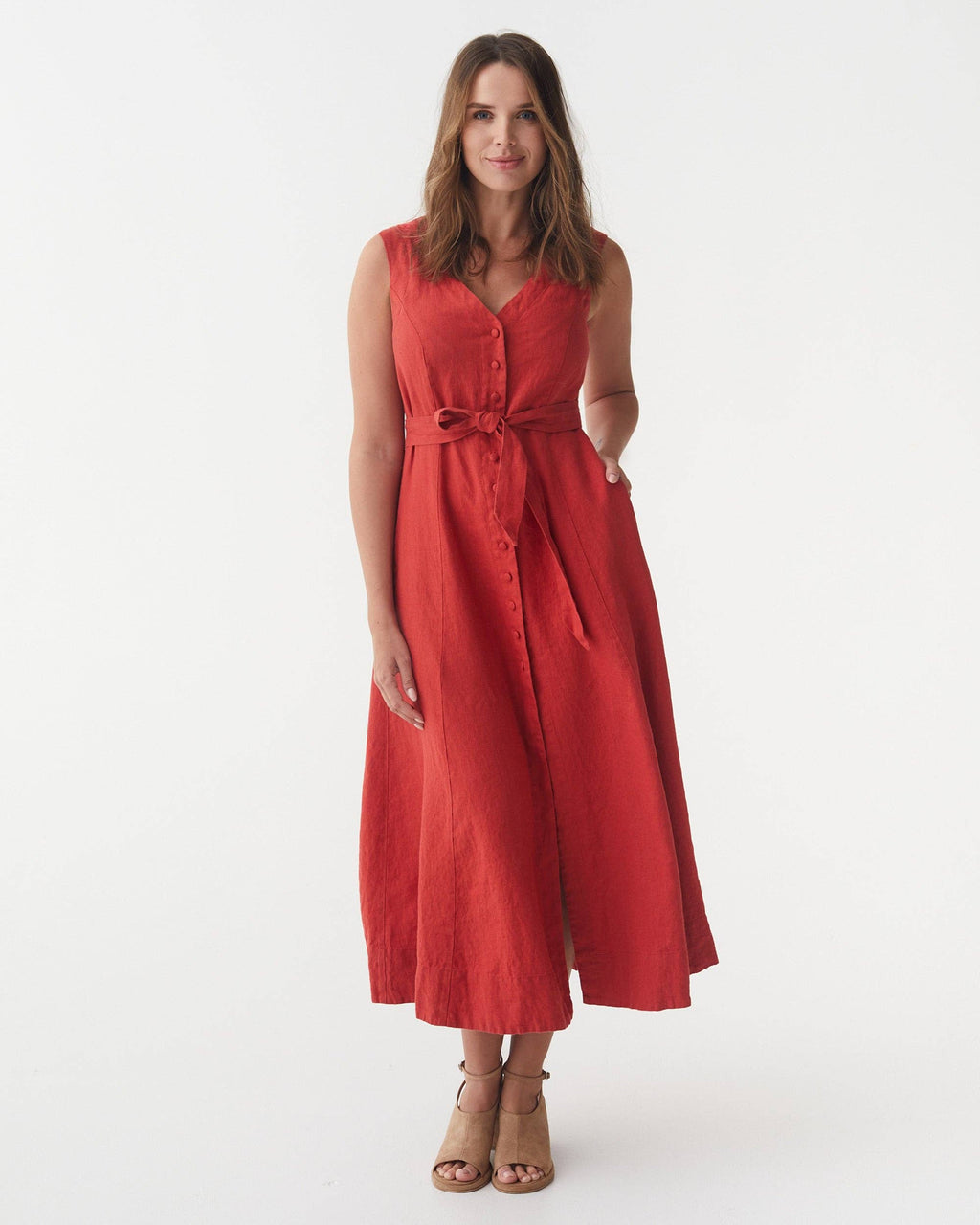 Aurora Linen Dress