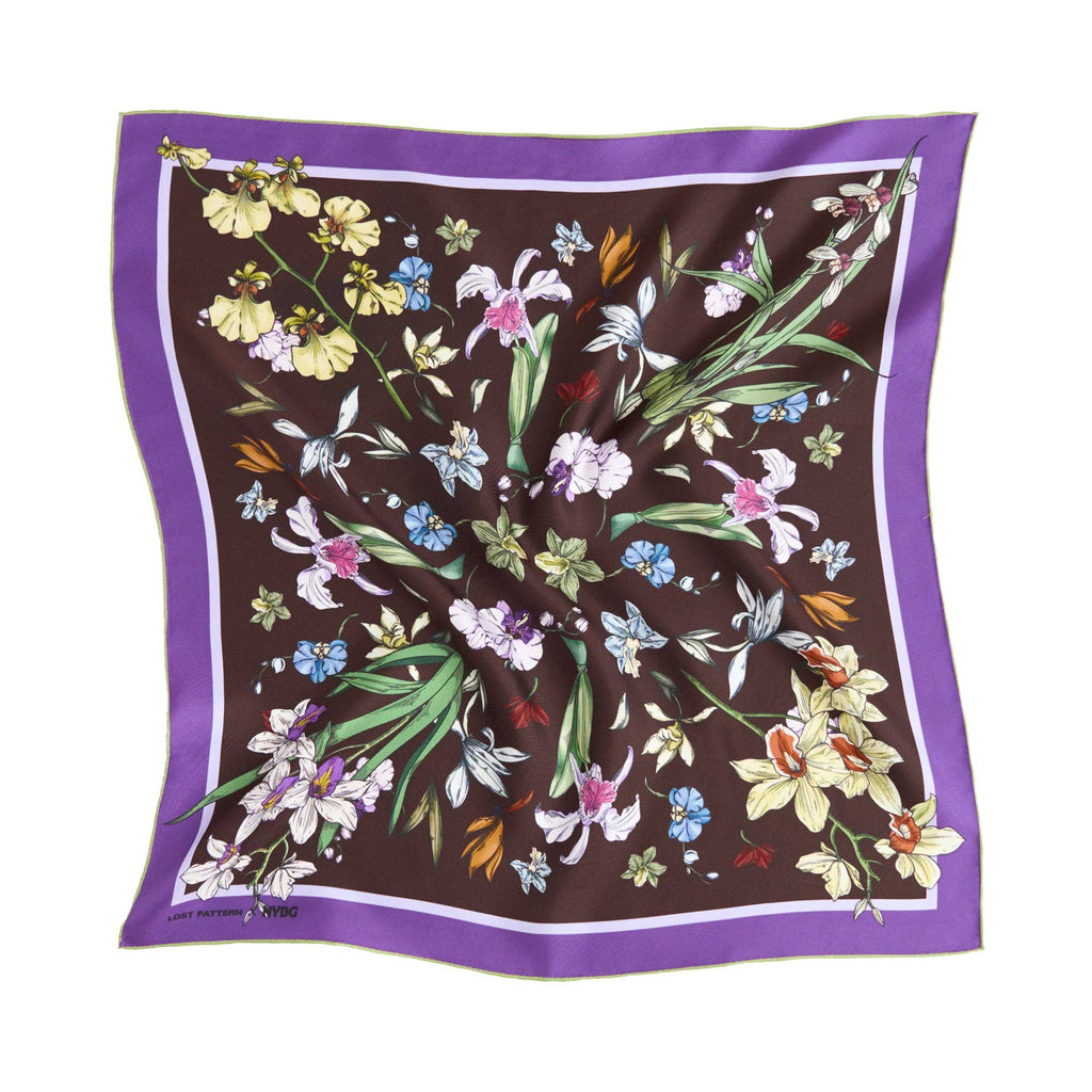 "Orchid Symphony" Silk Wrap