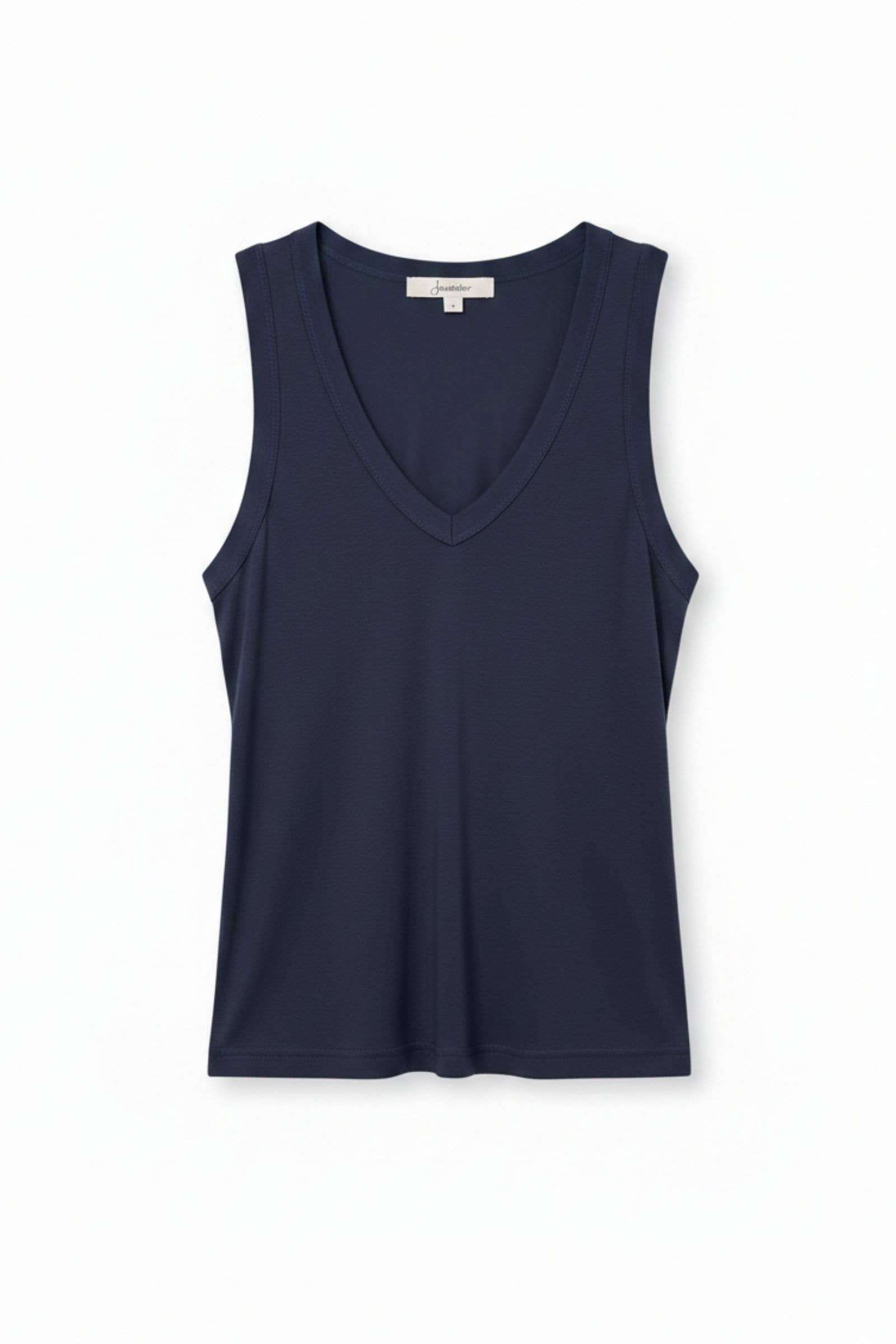100% lyocell V-neck tank top