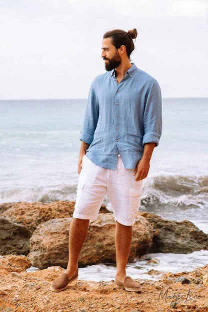 MEN'S LINEN SHIRT NEVADA