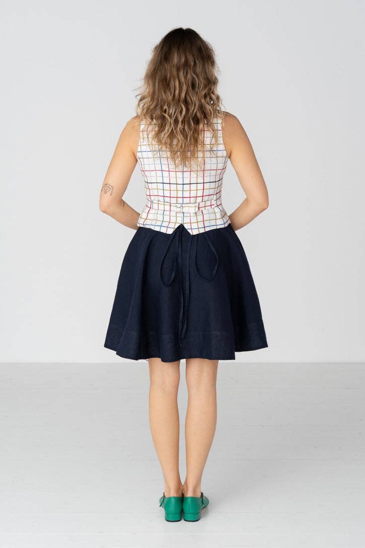 Linen Wrap Skirt