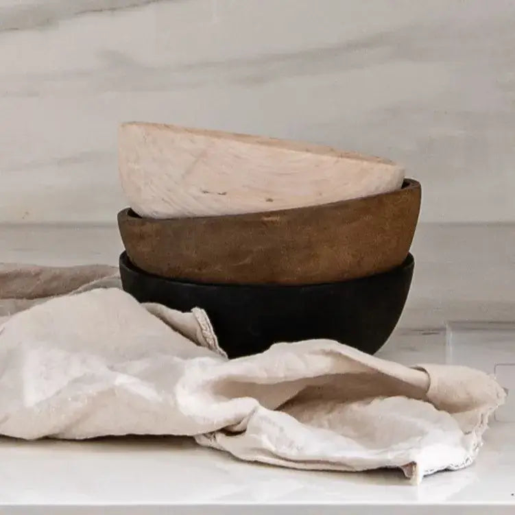 Hand Carved 6″ Elube Bowl